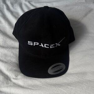 SpaceX Black Baseball Cap